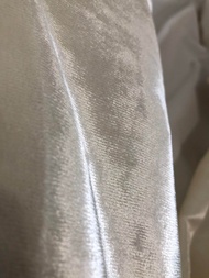 KAIN BLUDRU PUTIH METERAN \ KURSI PENGANTIN PELAMINAN \ KAIN SOFA WARNA PUTIH \ BAHAN JOK KURSI BLUD