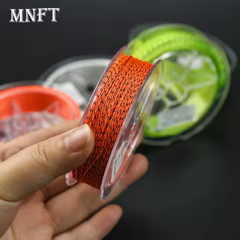 1Pcs Fly Fishing Backing Line 20LB 30LB 50M Braided Spool Line Multi Speckled Solid Color Fly Reel F