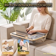 Macros Fits Up Oak Multifunctional Laptop Desk