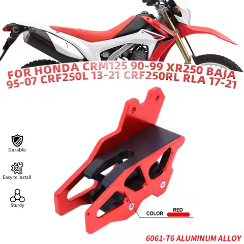 Motorcycle Aluminum Chain Guide Guard Protection For HONDA CRM125 90-99 XR250 BAJA 95-07 CRF250L 13-