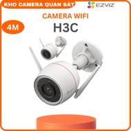 Camera Wifi EZVIZ H3C 4MP 3K - H3C 3MCó Màu Ban ĐêmĐèn Cảnh Báo - Hàng Chính Hãng -Kho camera