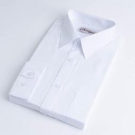 【CHINJUN/35系列】勁榮抗皺襯衫-長袖、白底白條紋、8026(現貨 商務 男生襯衫 婚禮 面試 口袋)