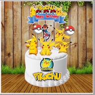 POKEMON PIKACHU CAKE TOPPER 001