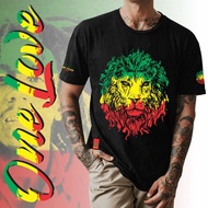 🔥Hypebeast Streetwear🔥 Rasta Lion Bob Marley T-shirt Available big size 3XL 4XL 5XL 6XL 7XL 8XL Baju