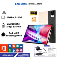 【PROMO】Samsung Pad Tablet P70 12 Inch Android 12.0 [16GB RAM 512GB ROM] Dual SIM 5G LTE Smart Tablet Android 5Y Warranty