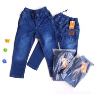 DARK BLUE GYMBKIDS WHISKER JEANS/DARK BLUE KIDS JEANS