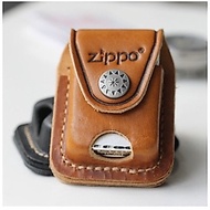 Lighter Case Bag Belt Leather Case Silver With Dia Lighter Zippo Lighter case made of genuine leathe