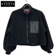 Third Magazine 【×MIKOMORI】A0843FJM415 黑色仿皮外套 6碼 【二手】