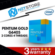 INTEL PENTIUM GOLD G6405 4.1 GHz DUAL-CORE LGA 1200 PROCESSOR - 2 CORES 4 THREADS BX80701G6405