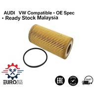 ENGINE OIL FILTER FOR VW GOLF GTI MK7 PASSAT B8 AUDI A4 A5 A6 A7 Q3 Q5 Q7 TT MK3 PORSCHE MACAN 06L11