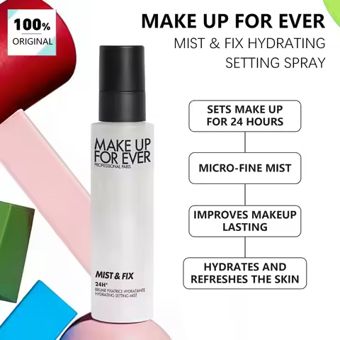 MAKE UP FOR EVER Mist & Fix,Hydrating & Oil-Control,Non-Sticky & Quick-Drying,Post-Makeup Touch-up,H