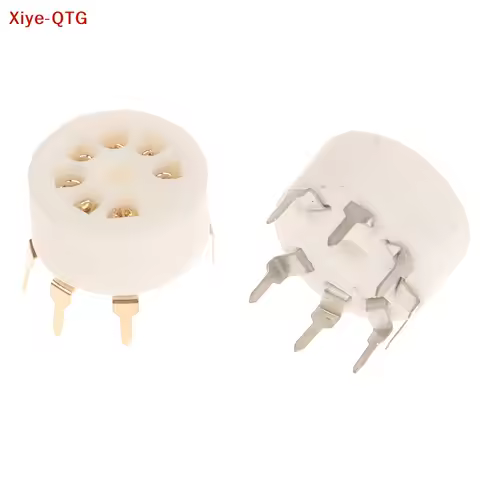 NEW 1PCS 6AQ5 EAA91 6J1 6J2 6X4 6Z4 Tube Socket Gold-plated Socket For 7Pin B7G Vaccum Tube Amplifie