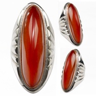 Natural Cincin Batu Akik Pandan Nanas Sisik Betok Kapas Merah Lawasan Premium