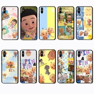 for 3c Xiaomi Redmi 6A 7A 8A 7 8 9 9A 9i 9C NS64 upin ipin Fashionable soft black phone case