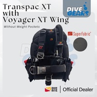 Dive Rite BCD Transpac XT/Transplate XT with Voyager XT Wing Super Fabric 35LB Scuba Diving