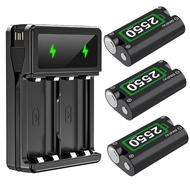 💥2x2550mAh Baery For Xbox Series X Charging Stand For Xbox One Rechargeable Baterias For Xbox Series S   Type-C Baery Ch