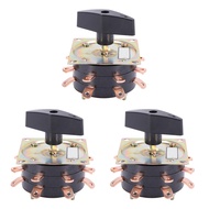3X Welde Switch KDH-40 / 2-8 Contactor 8 Bit 2 Phase 16 Pin 40A Welding Machine Switch Rotary Switch