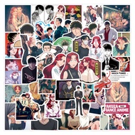54-Piece New Yakuza Fiance Graffiti Stickers - Cartoon Anime DIY Decorative Decals for Skateboards, 