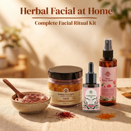 Inroots Herbal Facial Ritual Kit | At-Home Facial Glow Skin Care Ayurvedic Skincare Combo
