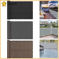 SUER Sun Shading Sails, Waterproof 3/5/6M Balcony Shade Cloth, Thicken Fence Patio Protection  Fence