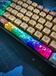 Keycap resin cá koi thanh space 6.25U SA tone full màu trang trí bàn phím cơ gaming