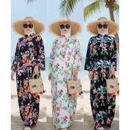 (A) Baggy Aloha Hawaii Beach Dress girl fashion Spring And Summer Floral Dress .PHOTOSHOOT