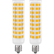 E11 LED Bulb Dimmable, JDE11 120V 100W Halogen Equivalent, T3 T4 Mini Candelabra Base, 3000K Warm Wh
