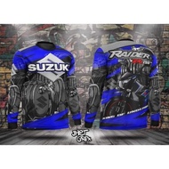All r150 Suzuki Blue Raiders Sublimation Long Sleeve 3d Printing Long Sleeve Motorcycle Sweatshirt S