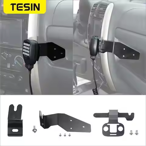 TESIN Car Walkie-talkie Stand Mobile Phone Clip Support Bracket Holder For Suzuki Jimny 2007+ Access