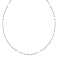 FAR EAST 18K/750 White Gold Mix Beads Necklace