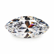 Cubic Zirconia Stone 7A White Marquise Cut (Rice Seeds)