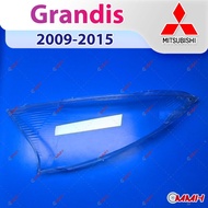 ฝาครอบไฟหน้ารุ่น Space Wagon Mitsubishi Grandis 2009-2015 NA4W ฝาครอบไฟฉายคาดศีรษะเลนส์ไฟหน้าหมวกติด