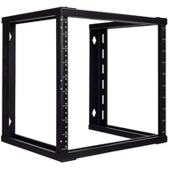 NavePoint 9U Wall Mount Rack - 9U Server Rack for 19 Inch IT Equipment Open Frame Rack – 9U Network 