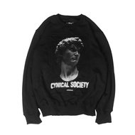 CYNICAL CREWNECK BLACK LIFEFORTODAY