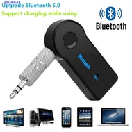 SWJEANS 5.0 Bluetooth Transmitter Car Accessories Headphone Headphone Reciever USB 3.5mm Jack Stereo Bluetooth AUX Wireless Adapter