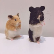 2入客製羊毛氈倉鼠（黃金鼠/熊鼠）
