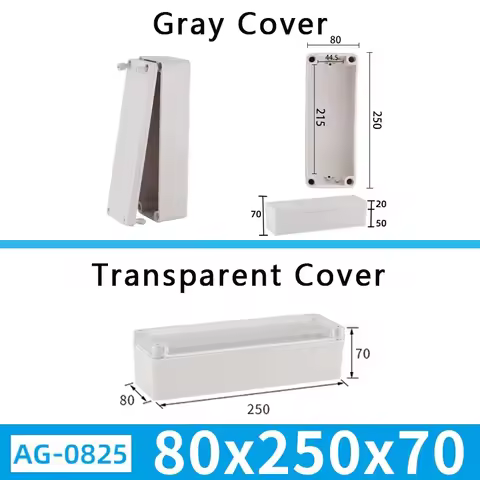 AG Series Plastic ABS Junction Box Screw Cable Custom Waterproof Junction Box IP67 Outdoor Electrica