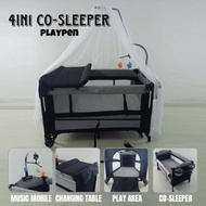4in1 Co-sleeper Baby Playpen Rocking Cradle Portable Travel Crib