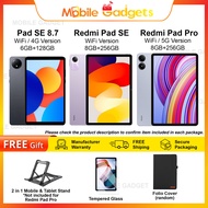 Redmi Pad SE / Redmi Pad Pro / Redmi Pad SE 8.7 | WiFi / 4G / 5G Tablet | Original Malaysia New Set