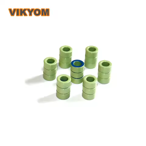 50PCS T50-52B Ferrite Core Toroid Core Ferrite Chokes Ring Iron Inductor Ferrite Rings Light Green B