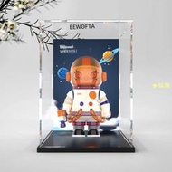 展示盒泡泡瑪特珍藏SPACE MOLLY400% 1000%空中大灌籃亞克力防塵展示盒港版