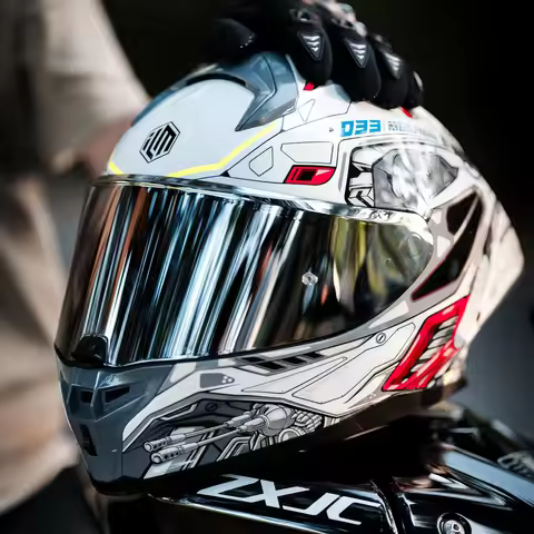 USA ILM MF510 Motorcycle Helmet Full face Double Lens Racing off-road Helmet Men Cascos Para Moto Ca
