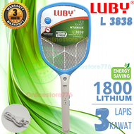 Onlinestore776 - Raket Nyamuk LUBY L3838 - Perangkap Nyamuk - Raket Nyamuk - Nyamuk - Raket Nyamuk L