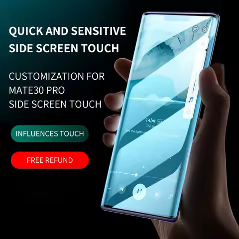 2Pcs UV Liquid Full Glue HD Clear Tempered Glass For Huawei Mate 20 30 40 50 60 P30 P40 Pro Plus 3D 