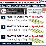 ghs-55 PLASTIK COR HIJAU BUTEK - + 6 KILOGRAM TERMURAH TEBAL / SARUNG