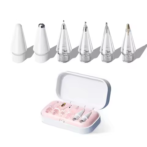 4 / 6 Pcs Replacement Pencil Tips For Apple Pencil Pro/2nd Gen/1st Gen/USB-C, Upgraded iPad Pen Tips