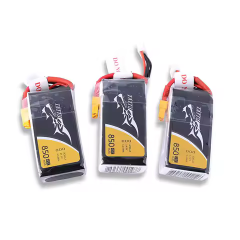 Tattu 750mAh 850mAh 11 1V 3S 4S 95C Lipo Battery For FPV Drone RC Airplane Model High Performance