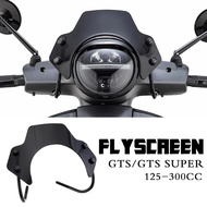 GTS300 GTS125 Motorcycle Flyscreen for Vespa GTS300/GTS Super 125-300cc Front Windshield GTS 300 GTS