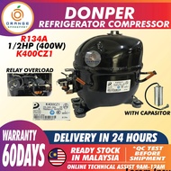 ORIGINAL DONPER REFRIGERATOR COMPRESSOR K400CZ1 1/2HP 400W (R134A)