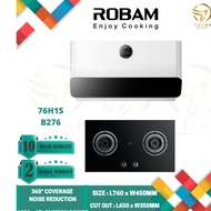 ROBAM 1800m³/h ULTRA SLIM COOKER HOOD 76H1S COMBO PACKAGE WITH BUILT-IN GAS HOB